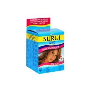  Surgi Wax Complete Hair Removal Kit For Face 1 kit: Beauty