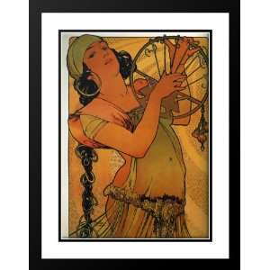  Mucha, Alphonse Maria 28x36 Framed and Double Matted 