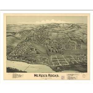  Historic McKees Rocks, Pennsylvania, c. 1901 (M) Panoramic 