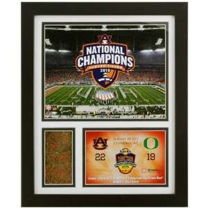   National Championship Framed Game Used Sod Collage