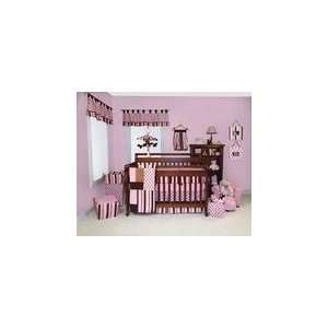  Trend Lab 101524 Pink Maya Crib Bedding Set (4 Pc.): Baby