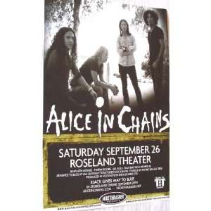  Alice in Chains Poster   Concert Flyer 09 Tour