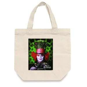 The Mad Hatter   Alice in Wonderland ~ Canvas Craft Bags Small Tote 11 