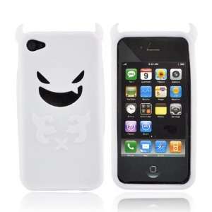  For Apple iPhone 4 Silicone Skin Case WHITE DEVIL: Cell 