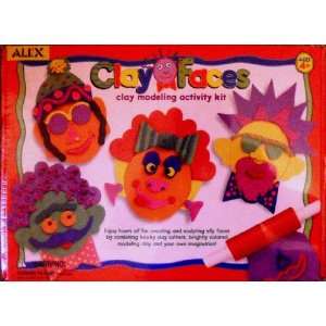  Clay Faces: Clay Modeling Activity Kit: Toys & Games