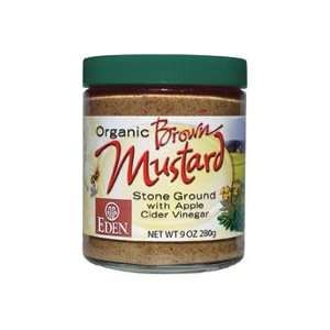 Eden Foods Organic Brown Mustard Glass ( 12x9 OZ):  Grocery 
