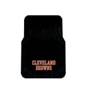    2 Universal Front Floor Mats NFL Cleveland Browns: Automotive