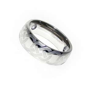  Mens Titanium Magnetic Celtic Knot Wedding Ring Band Size 12 Jewelry