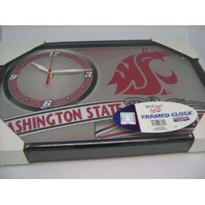  Washington State University Framed clock 