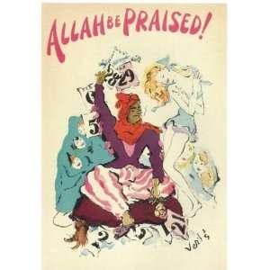  Allah Be Praised (Broadway) by unknown. Size 16.86 X 10.52 