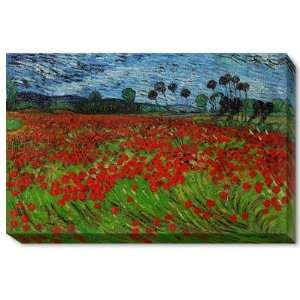  Overstock Art Van Gogh, Field of Poppies   38W x 28H in 