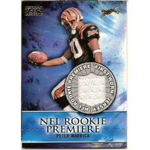   Nfl Rookie Premiere Peter Warrick Game Used Card: Everything Else
