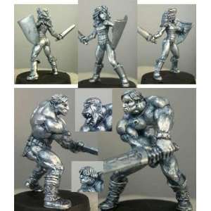 Hasslefree Miniatures Humans   Pack containing Wolf and 