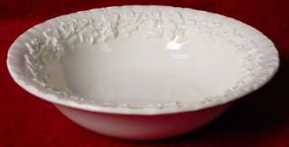WEDGWOOD china QUEENSWARE Cream Grapes on Cream Shell Edge CEREAL BOWL 