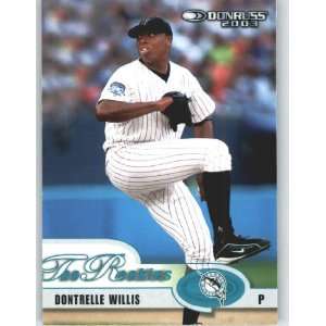  2003 Donruss Rookies #18 Dontrelle Willis   Florida 