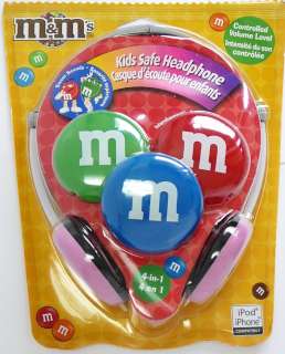MAXELL 190570 MMHP1 M&Ms Kid/Children Safe Headphones for ipod//cd 