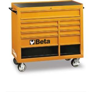 Beta C38 O Mobile Roller Cab, with 11 Drawers, Orange Color:  