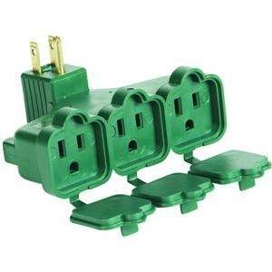  Do it 3 Outlet Wall Hugger Adaptor, GRN ANGL ADAPTER W 