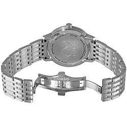 Movado Mens Sapphire Steel Mirror Dial Watch 0606171  