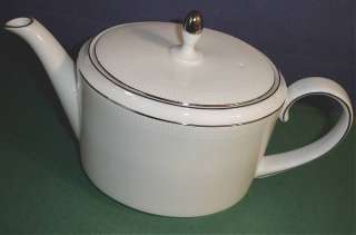 Vera Wang Blanc Sur Blanc Teapot by Wedgwood New  