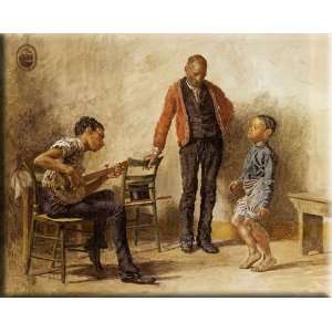   Lesson 16x13 Streched Canvas Art by Eakins, Thomas