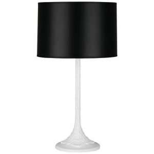  Robert Abbey Redding Black Shade Modern Table Lamp: Home 