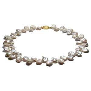  Amandine   White Keshi Pearl Necklace: Love My Pearls 