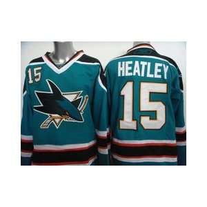   #15 NHL San Jose Sharks Blue Hockey Jersey Sz54