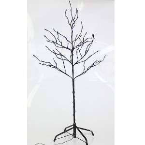   Lighted Brown Twig Tree Decoration   Cool White Lights: Home & Kitchen