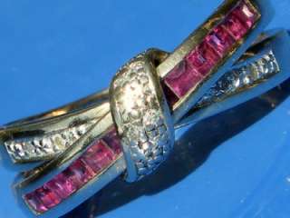 cut rubies real diamonds weight 3 1 grams finger size