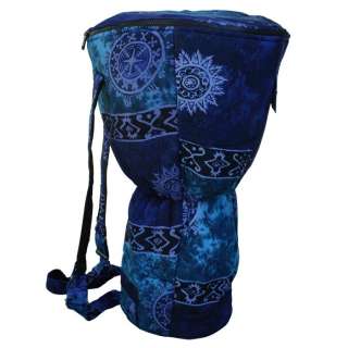 XL Djembe Drum Backpack, Blue Celestial Design by X8 Drums