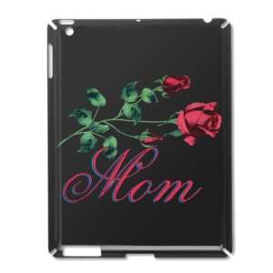  iPad 2 Case Black of Mom with Roses for Mothers Day 
