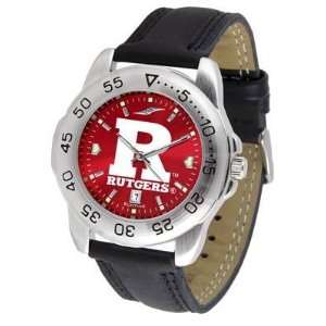  Rutgers Scarlet Knights Sport Leather Anochrome Mens NCAA 