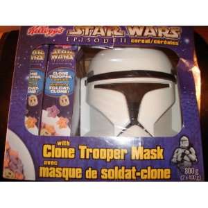 Clone Trooper Star wars Mask   Kelloggs Episode II Cereal with clone 