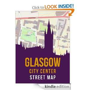 Glasgow, Scotland City Centre Street Map eReaderMaps, Jane Locke 