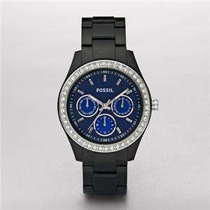 BRAND NEW FOSSIL STELLA BLUE MULTIFUNCTION DIAL WATCH ES2827 NEW IN 