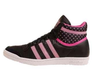 Adidas Top Ten Hi Sleek W Black Pink New 2011 Womens Stylish Casual 