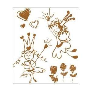  Prima Flowers Sweet Fairy Clear Stamps; 6 Items/Order 