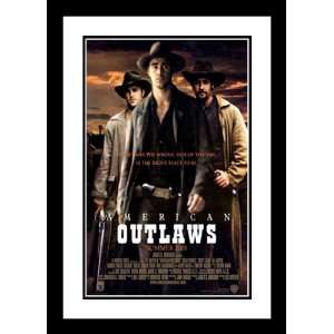  American Outlaws 20x26 Framed and Double Matted Movie 