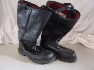 Pro Warrington Fire Boots Bunker Boots Women 4D Black  