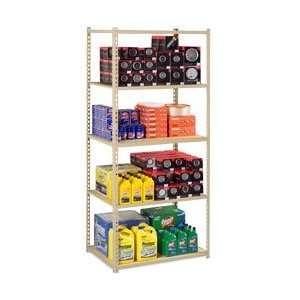 TENNSCO Z Line Low Profile Double Rivet Shelving with Particleboard 