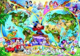 RAVENSBURGER  Disney World Map 1000 Piece Puzzle   