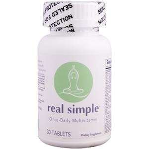  Real Simple, Once Daily Multivitamin, 30 Tablets: Health 