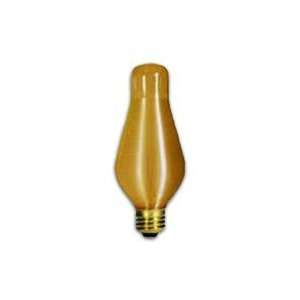 75 Watt Glowescent DecorLite H 19 Decorative Light Bulb, Amber Finish 