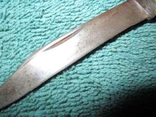 Case XX Tested Green Bone Bowtie 61051 Folding Pocket Knife Vintage 