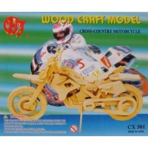  Cx501 Wooden Motorcycle Model Toys & Games