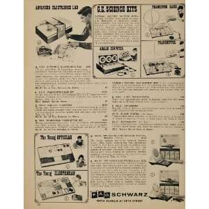  1962 Ad G. E. Science Kit Analog Computer Radio Lab Set 