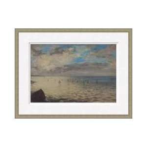  Sea Viewed From The Heights Of Dieppe Framed Giclee Print 