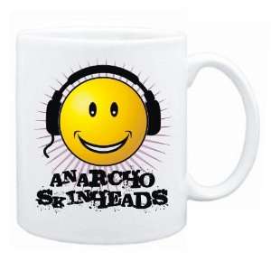  New  Smile , I Listen Anarcho Skinheads  Mug Music