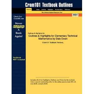  Studyguide for Elementary Technical Mathematics by Dale Ewen 